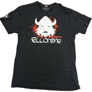 The ORIGINAL Ellohime Tee T-Shirt Stream T-Shirt Black Men’s Size M Twitch‎
